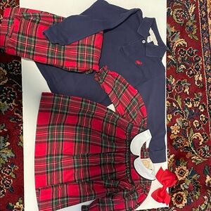 Beaufort Bonnet Company Christmas brother/ sister set! Gorgeous clothing. ❤️🎄🎅🏻